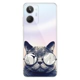 Senada Realme 10 İle Uyumlu Kılıf Silikon Desenli Tam Koruma Resimli Kapak Cix Kedi