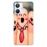 Senada Realme 10 İle Uyumlu Kılıf Silikon Desenli Tam Koruma Resimli Kapak Gülen Parmaklar