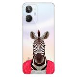 Senada Realme 10 İle Uyumlu Kılıf Silikon Desenli Tam Koruma Resimli Kapak Şirin Zebra