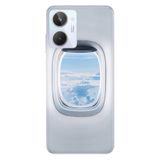 Senada Realme 10 İle Uyumlu Kılıf Silikon Desenli Tam Koruma Resimli Kapak Uçak Pencere