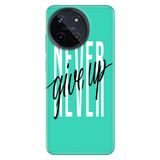 Senada Realme 11 4G ile Uyumlu Kılıf Kapak Resimli Desenli Silikon Cover Asla Pes Etme