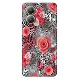 Senada Realme 12 Lite ile Uyumlu Kılıf Resimli Desenli UV Kapak Silikon Leopare