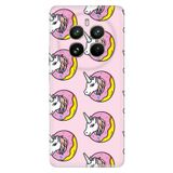 Senada Realme 12 Pro İle Uyumlu Kılıf Desenli Baskılı Silikon Unicorn Donut