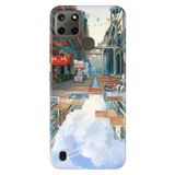 Senada Realme C21Y C25Y İle Uyumlu Kılıf Desenli Baskılı Silikon 3D Anime