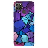 Senada Realme C21Y C25Y İle Uyumlu Kılıf Desenli Baskılı Silikon 4D Küpler