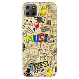 Senada Realme C21Y C25Y İle Uyumlu Kılıf Desenli Baskılı Silikon 80'S Music