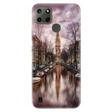Senada Realme C21Y C25Y İle Uyumlu Kılıf Desenli Baskılı Silikon Amsterdam