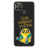 Senada Realme C21Y C25Y ile Uyumlu Kılıf Desenli Baskılı Silikon Ben Aslında Yoğum