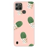Senada Realme C21Y C25Y İle Uyumlu Kılıf Desenli Baskılı Silikon Cactus