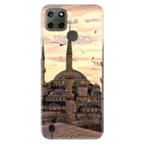 Senada Realme C21Y C25Y İle Uyumlu Kılıf Desenli Baskılı Silikon Camii