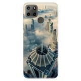 Senada Realme C21Y C25Y İle Uyumlu Kılıf Desenli Baskılı Silikon Dubai Manzara