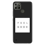 Senada Realme C21Y C25Y İle Uyumlu Kılıf Desenli Baskılı Silikon Feel Good
