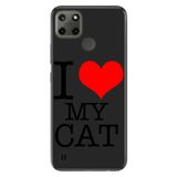 Senada Realme C21Y C25Y İle Uyumlu Kılıf Desenli Baskılı Silikon İlovecat