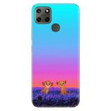 Senada Realme C21Y C25Y İle Uyumlu Kılıf Desenli Baskılı Silikon Junior Aslanlar