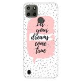 Senada Realme C21Y C25Y İle Uyumlu Kılıf Desenli Baskılı Silikon Let Dream Love