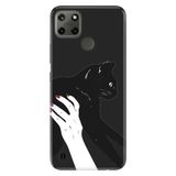 Senada Realme C21Y C25Y İle Uyumlu Kılıf Desenli Baskılı Silikon Sanat Kedi