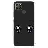 Senada Realme C21Y C25Y İle Uyumlu Kılıf Desenli Baskılı Silikon Şirin Bakış
