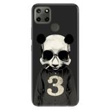 Senada Realme C21Y C25Y İle Uyumlu Kılıf Desenli Baskılı Silikon Skull Panda