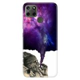 Senada Realme C21Y C25Y İle Uyumlu Kılıf Desenli Baskılı Silikon Smoke