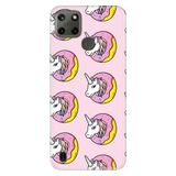 Senada Realme C21Y C25Y İle Uyumlu Kılıf Desenli Baskılı Silikon Unicorn Donut