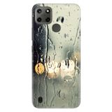 Senada Realme C21Y C25Y İle Uyumlu Kılıf Desenli Baskılı Silikon Yağmurlu Bir Akşam