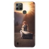 Senada Realme C21Y C25Y İle Uyumlu Kılıf Desenli Baskılı Silikon Yalnız Çocuk