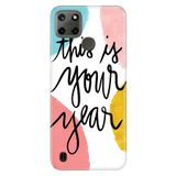 Senada Realme C21Y C25Y İle Uyumlu Kılıf Desenli Baskılı Silikon Your Year