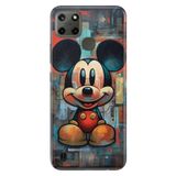 Senada Realme C21Y C25Y ile Uyumlu Kılıf Resimli Desenli Silikon 05MickeySmile1111