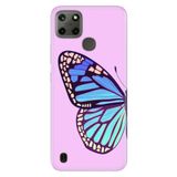Senada Realme C21Y C25Y ile Uyumlu Kılıf Resimli Desenli Silikon Butterfly