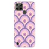 Senada Realme C21Y C25Y ile Uyumlu Kılıf Resimli Desenli Silikon Circle