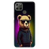 Senada Realme C21Y C25Y ile Uyumlu Kılıf Resimli Desenli Silikon Cool Teddy