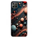 Senada Realme C21Y C25Y ile Uyumlu Kılıf Resimli Desenli Silikon Gezegen