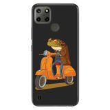 Senada Realme C21Y C25Y ile Uyumlu Kılıf Resimli Desenli Silikon Gezgin Kurbağa