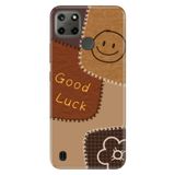 Senada Realme C21Y C25Y ile Uyumlu Kılıf Resimli Desenli Silikon Good Luck