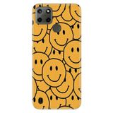 Senada Realme C21Y C25Y ile Uyumlu Kılıf Resimli Desenli Silikon Gülen Emoji