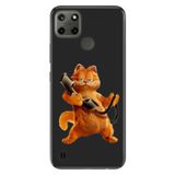 Senada Realme C21Y C25Y ile Uyumlu Kılıf Resimli Desenli Silikon KarakterGarfield