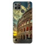 Senada Realme C21Y C25Y ile Uyumlu Kılıf Resimli Desenli Silikon Roma