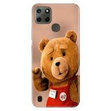 Senada Realme C21Y C25Y ile Uyumlu Kılıf Resimli Desenli Silikon Teddy