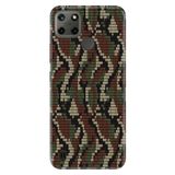Senada Realme C21Y C25Y ile Uyumlu Kılıf Resimli Desenli Silikon X Kamuflaj