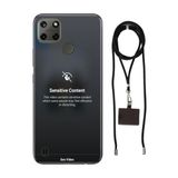Senada Realme C21Y C25Y ile Uyumlu Kılıf See Video Desenli Silikon İpli Boyun Askı Aparatı