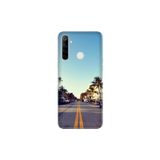 Senada Realme C3 5İ 6İ İle Uyumlu Kılıf Silikon Desenli Tam Koruma Resimli Kapak Miami Sunset
