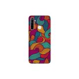 Senada Realme C3 5İ 6İ İle Uyumlu Kılıf Silikon Desenli Tam Koruma Resimli Kapak Renkli Dalga