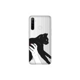 Senada Realme C3 5İ 6İ İle Uyumlu Kılıf Silikon Desenli Tam Koruma Resimli Kapak Sanat Kedi