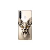 Senada Realme C3 5İ 6İ İle Uyumlu Kılıf Silikon Desenli Tam Koruma Resimli Kapak Sfenks Kedi