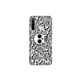 Senada Realme C3 5İ 6İ İle Uyumlu Kılıf Silikon Desenli Tam Koruma Resimli Kapak Skull White