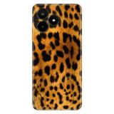 Senada Realme C53 ile Uyumlu Kılıf Silikon Desenli Tam Koruma Resimli Kapak Leopar Kürk
