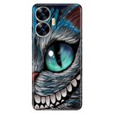 Senada Realme C55 ile Uyumlu Kılıf Silikon Desenli Resimli UV Kapak Arsız Kedi