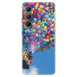 Senada Realme C65 ile Uyumlu Kılıf UV-Color Telefon ile Uyumlu Kılıfı C65 Baskılı Balonlu Ev