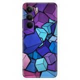 Senada Realme C75 (Rmx3941) İle Uyumlu Kılıf Dekoratif Silikon Baskılı Kapak 4D Küpler