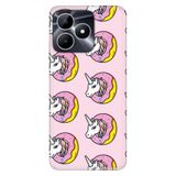 Senada Realme Note 50 4G İle Uyumlu Kılıf Desenli Baskılı Silikon Unicorn Donut